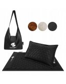 FlowerMAT Акупрессурный массажный коврик + Подушка + сумка Черный цвет