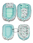Детский комплект 7в1: гнездышко, одеяло, подушки