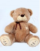 Медведь "I love you" 145 см Светло-коричневый